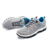Men Casual Outdoor Sport Shoes Running Mesh Breathable Flat Lace Up Athletic Shoes