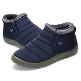 Men Winter Cotton Warm Lined Casual Outdoor Snow Boots