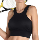 Women Comfort Shakeproof Solid Color Wireless Pullover Yoga Sports Bra