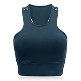 Women Comfort Shakeproof Solid Color Wireless Pullover Yoga Sports Bra