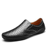 Banggood Shoes Men Leather Woven Style Loafers