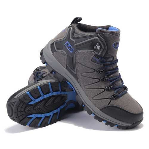Men Comfy Outdoor Hiking High Top Athletic Shoes