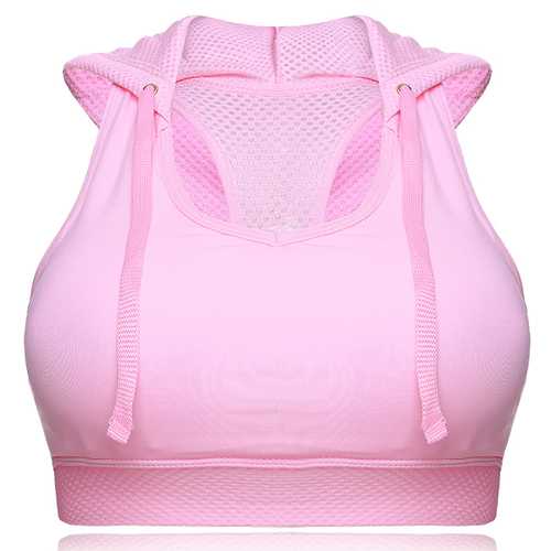 Soft Padded Shockproof Breathable Running Yoga Vest Sport Bra