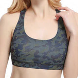 Cross Beauty Back Shockproof Wireless Running Yoga Fitness Sports Bra Top