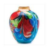 Floral Fantasia Art Glass Vase