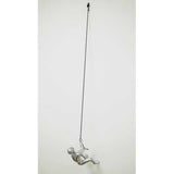 3.5" x 3.5" x 5.5" Silver Climbing Man - Wall Art