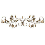 Antique Gold Metal Scroll Wall Decor