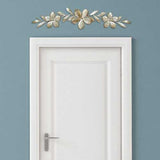 Champagne Flower Metal Wall Decor