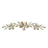 Champagne Flower Metal Wall Decor