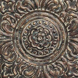 Elegant Bronze Medallion Metal Wall Decor