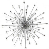 Silver Burst Metal Wall Decor