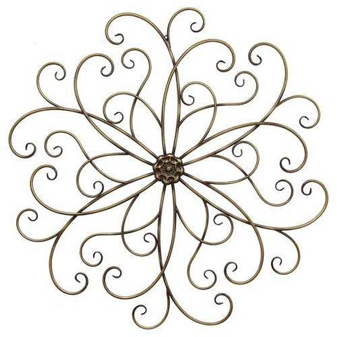 Classic Medallion Metal Wall Decor