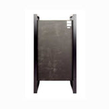 19.75" X 14.75" X 36.75" Gray Metal Wood MDF Metal Accent Cabinet with Drawers