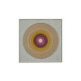 9" x 2" x 18" Multicolor, Glass And Fabric - Shadow Box