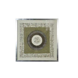 27" x 2" x 32" Natural Brown, Metal Glass - Shadow Box