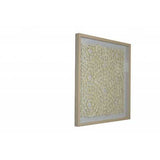 11" x 2" x 35" Natural Brown, Paper And Glass - Shadow Box