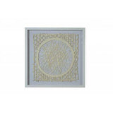 White and Natural Paper Cutout Shadow Box