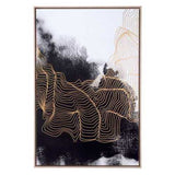 33" x 2" x 49" Multicolor, MDF, Wood, Canvas