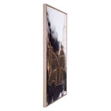 33" x 2" x 49" Multicolor, MDF, Wood, Canvas