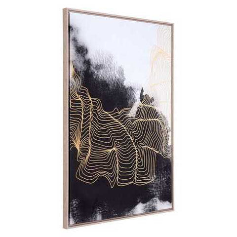 33" x 2" x 49" Multicolor, MDF, Wood, Canvas