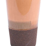 8.9" x 8.9" x 20.1" Light Orange, Ceramic, Large Vase