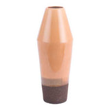 8.9" x 8.9" x 20.1" Light Orange, Ceramic, Large Vase