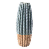 8.3" x 8.3" x 21.3" Green Ceramic Large Vase