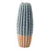 8.3" x 8.3" x 21.3" Green Ceramic Large Vase