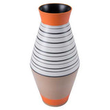 8.1" x 8.1" x 16.7" Multicolor, Ceramic, Large Vase