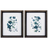 10" X 12" Brushed Silver Frame Cloud Farm (Set of 2)