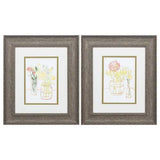 11" X 13" Distressed Wood Toned Frame Starting Fresh (Set of 2)