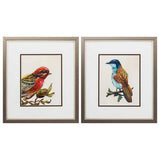 14" X 16" Metallic Bronze Frame Eco Bird (Set of 2)