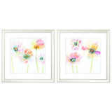 18" X 18" Champagne Gold Color Frame  Summer Fields (Set of 2)