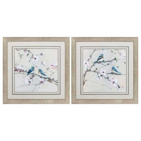 28" X 28" Champagne Gold Color Frame  Sweet Sounds Summer (Set of 2)