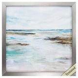29" X 29" Silver Frame Midnight Clear I