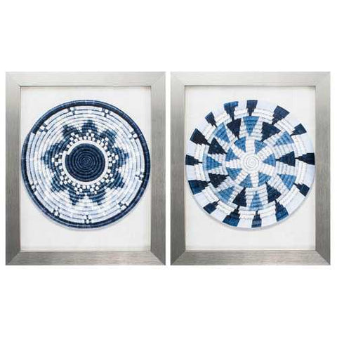 18" X 22" Silver Frame Kupendeza Ajabu (Set of 2)