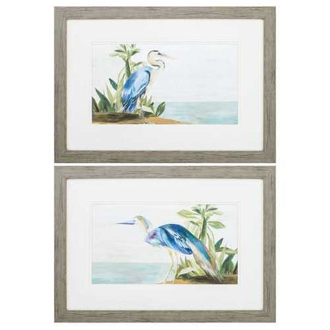 27" X 19" Woodtoned Frame Season Of Pease (Set of 2)