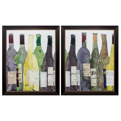 19" X 23" Brown Frame Best Of The Factory (Set of 2)