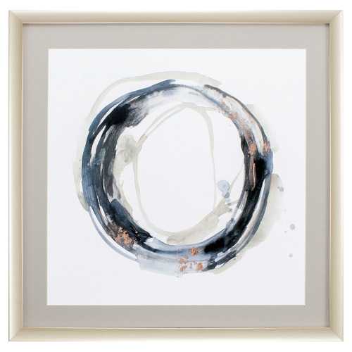 29" X 29" Champagne Gold Color Frame  Neutral Revolution I
