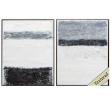 19" X 24" Dark Wood Toned Frame Clusters (Set of 2)