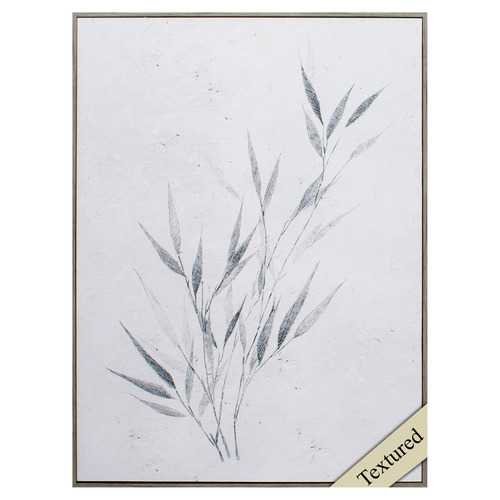 22" X 28" Woodtoned Frame Botanical Sketches IIi