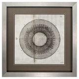 26" X 26" Silver Frame Custom Cross Cut II