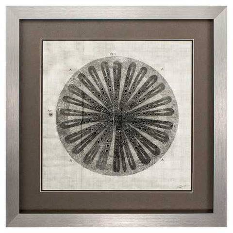 26" X 26" Silver Frame Custom Cross Cut IIi