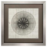26" X 26" Silver Frame Custom Cross Cut Iv
