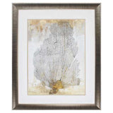 28" X 34" Gunmetal Gray Frame Coral Splendor II
