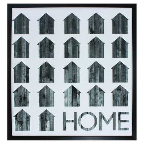 30" X 32" Dark Wood Toned Frame Simply Family I