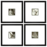 18" X 18" Dark Wood Toned Frame Photoscape (Set of 4)