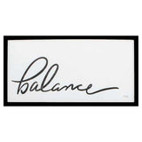 25" X 13" Silver Frame Balance
