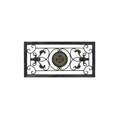 36" X 18" Metal Scroll Frame