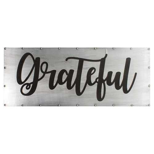 36" X 14" Grateful